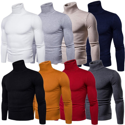 Winter Warm Basic Thermal Turtleneck Sweater