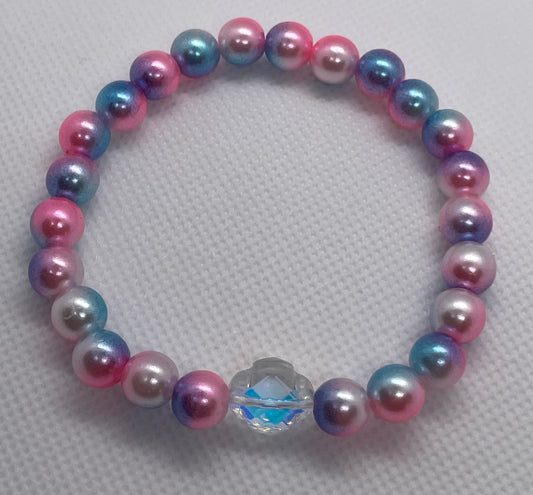 Faux pearl bracelet