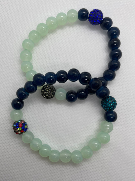 glass bead bracelet